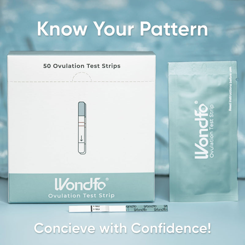 Wondfo Ovulation Test Strips - Women Fertility Tracking and Pregnancy Planning with Cycle-Detecting LH Surge - Highly Sensitive and Fast Result at Home Kit (50 Count) 50 Count (Pack of 1) - BeesActive Australia