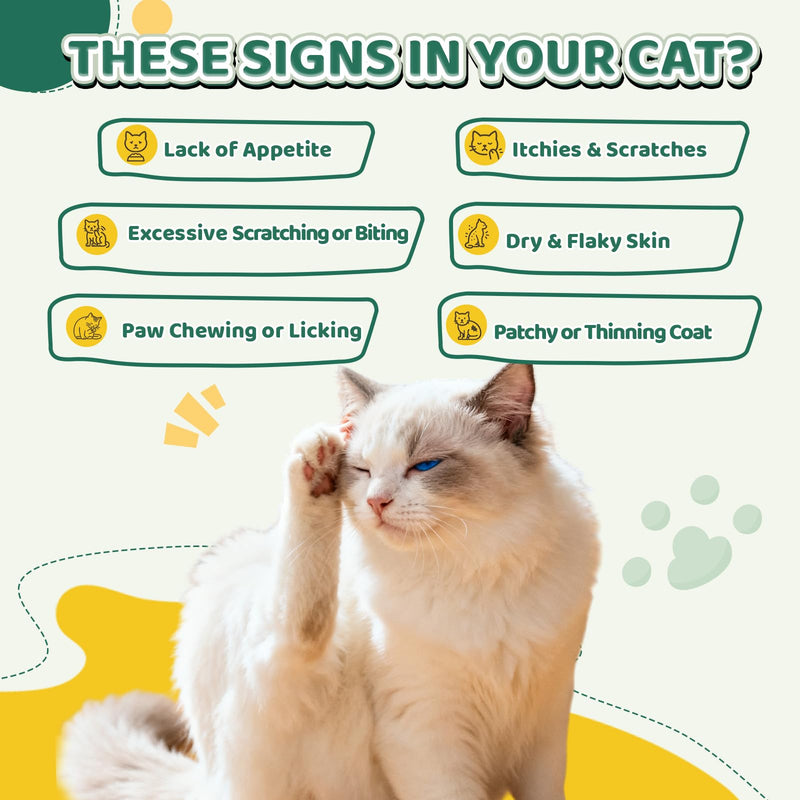 Flea and Tick Prevention for Dog and Cat & Flea and Tick Prevention for Cats Chews, Skin & Coat Support - Fleas & Tick Supplement for Cats & Dogs - Natural Chicken Flavor
