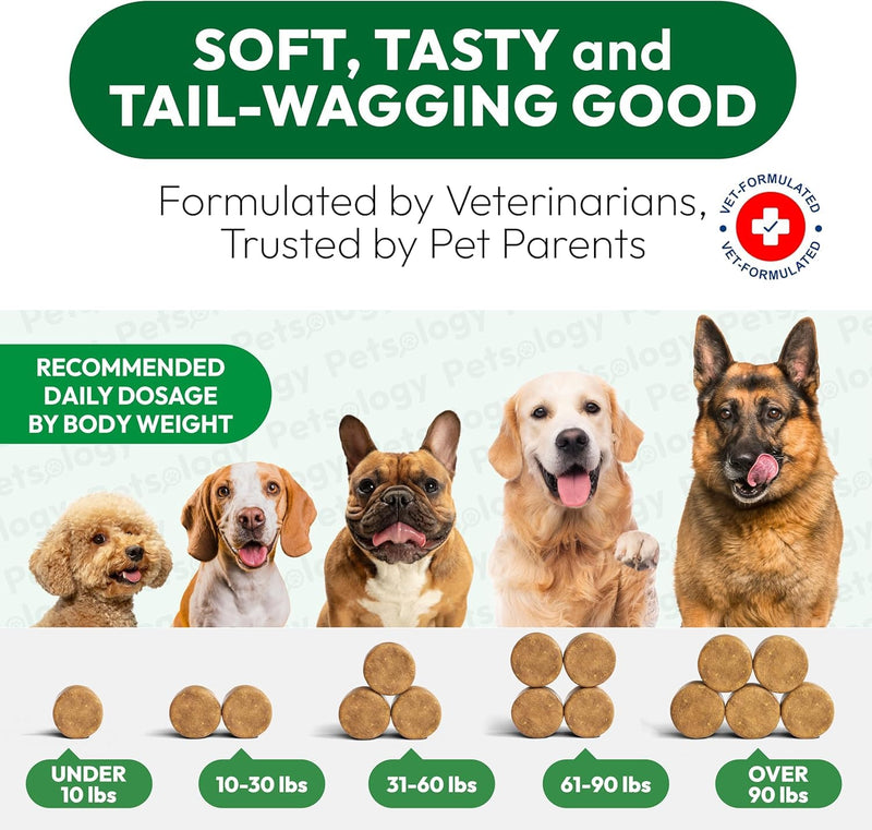 (2 Pack) Flea and Tick Prevention for Dogs Pills - 340 Chews - Natural Dog Flea & Tick Control - Oral Defense Treatment for Dogs Supplement - Vet Formulated - All Breeds & Ages - Made in USA Chicken 340 Chews - Value Pack