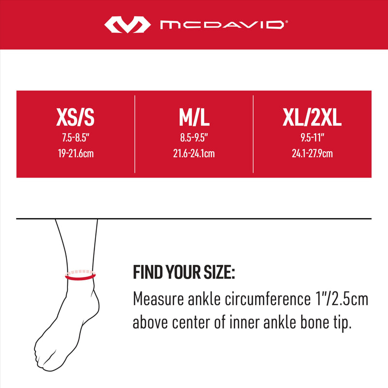 McDavid Ankle Brace Sprain Prevention/ Recovery. Bio-Logix Therapy Support, Competition Grade. Perfect for Basketball, Volleyball, Football, Soccer and More M-L Left - BeesActive Australia