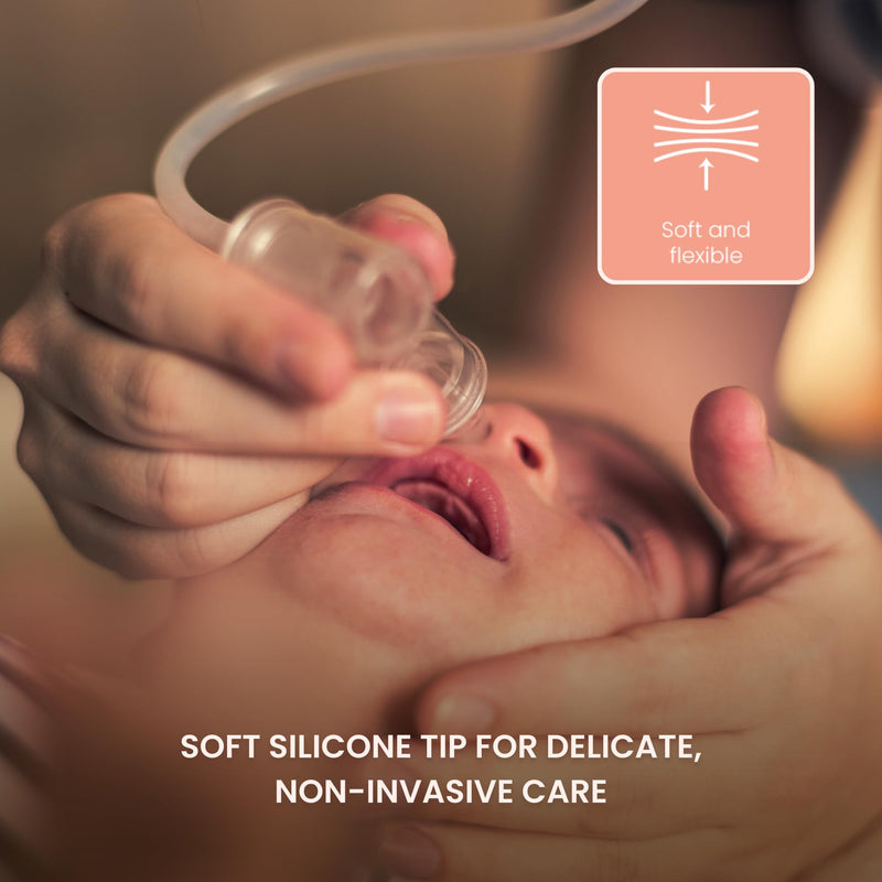 TensCare Nasal Aspirator – Helps to Clear Your Babys Blocked Nose and Removes Snot. Comes with Reusable and Cleanable Filters.