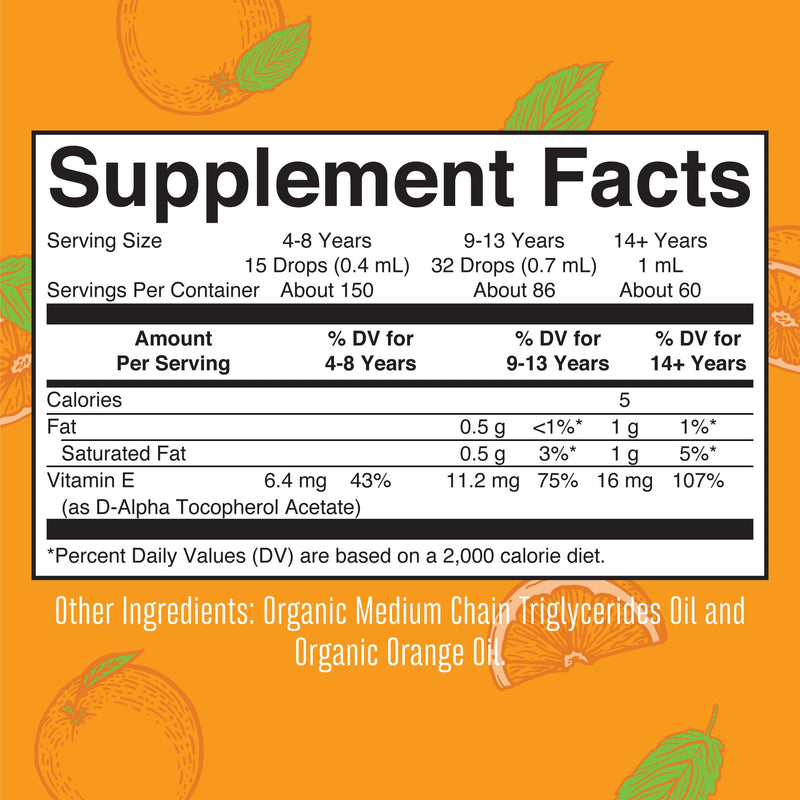 MaryRuth Organics USDA Vitamin E Liquid Drops 2 Month Supply | Bone and Joint Health | Cognitive Health for Adults and Kids | Sugar Free, Vegan, Non-GMO, Gluten Free | 2 Ounces - BeesActive Australia