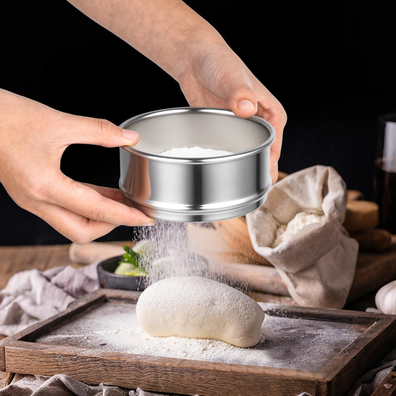 700 Mesh Lab Sieves 4" Diameter 304 Stainless Steel Wire Cloth Test Sieve for Industrial Laboratory Home 700 mesh - BeesActive Australia