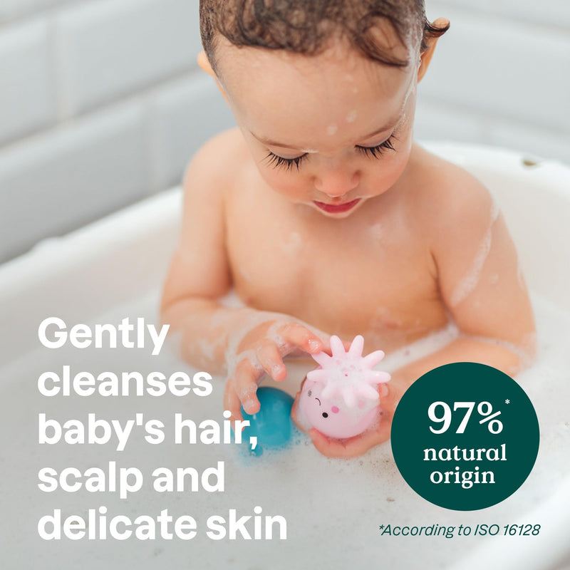 ATTITUDE 2-in-1 Shampoo and Body Wash for Baby, EWG Verified, Dermatologically Tested, Vegan, Pear Nectar, 16 Fl Oz 16 Fl Oz (Pack of 1) - BeesActive Australia