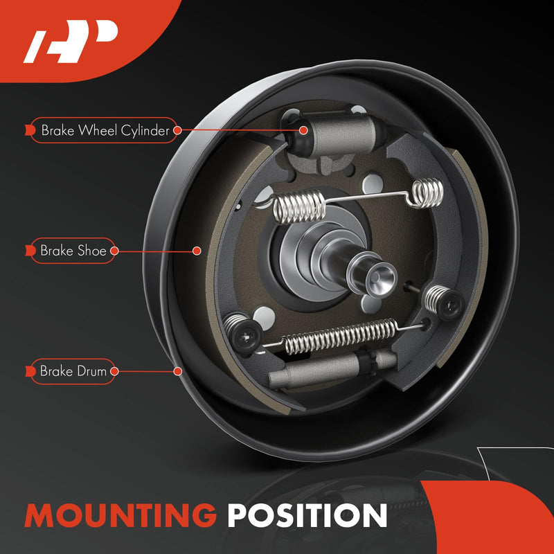 A-Premium Rear Driver and Passenger Drum Brake Wheel Cylinder Compatible with Select Jeep, Dodge and Chrysler Models - Compass 2008-2018, Patriot 2008-2017, Avenger, Caliber, Sebring, 2-PC Set Rear 2-PC