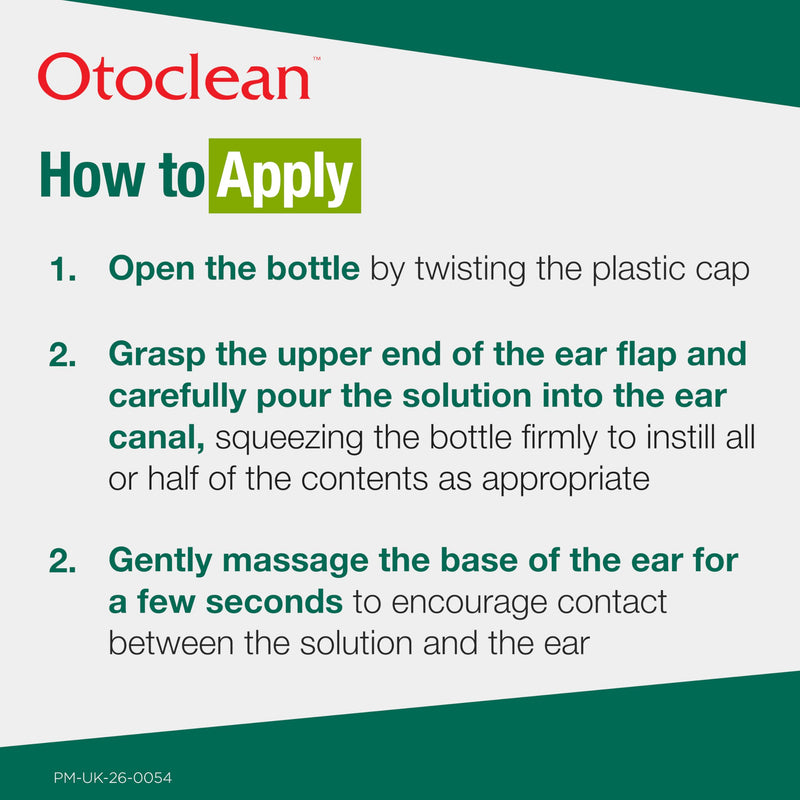 Otoclean Ear Cleaner - Soothing Cat and Dog Ear Cleaner in 5ml Bottles for Easy Application - Anti Cross-Contamination - 18 x 5ml