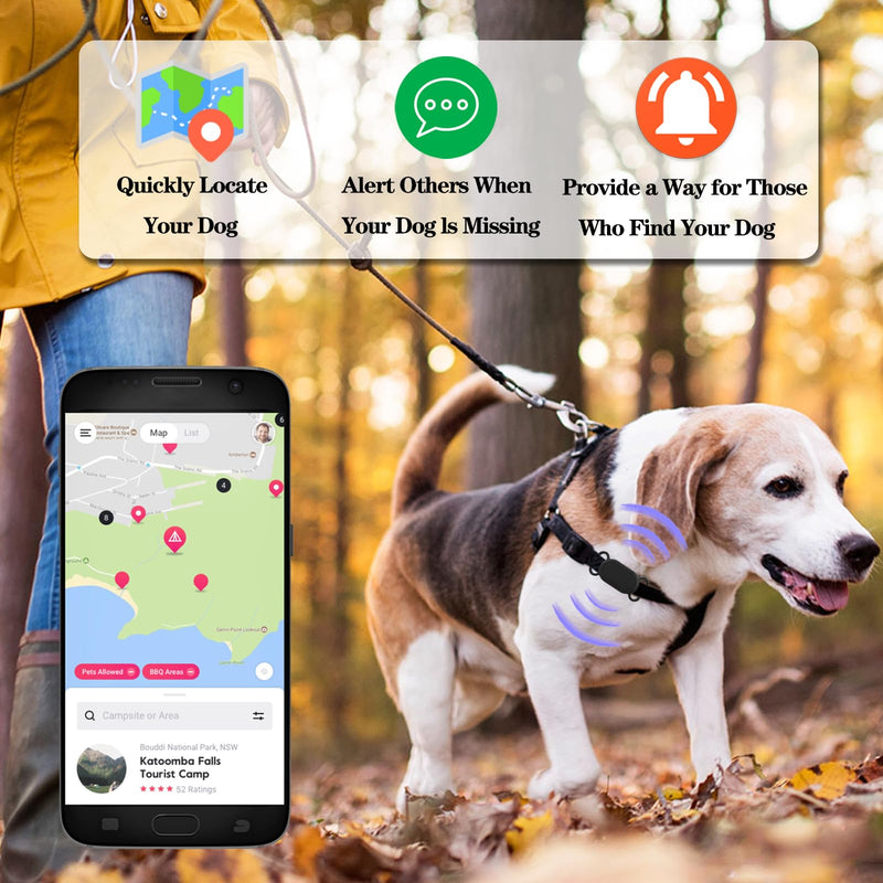 2 Pack Waterproof Dog Collar Holder Compatible with Samsung Galaxy SmartTag 2, Silicone GPS Tracker Hidden for Galaxy Smart Tag 2, Anti-Lost Dog Collar Galaxy Smart Tag 2 Case(Black,Black) Black,Black 2 Pack - BeesActive Australia