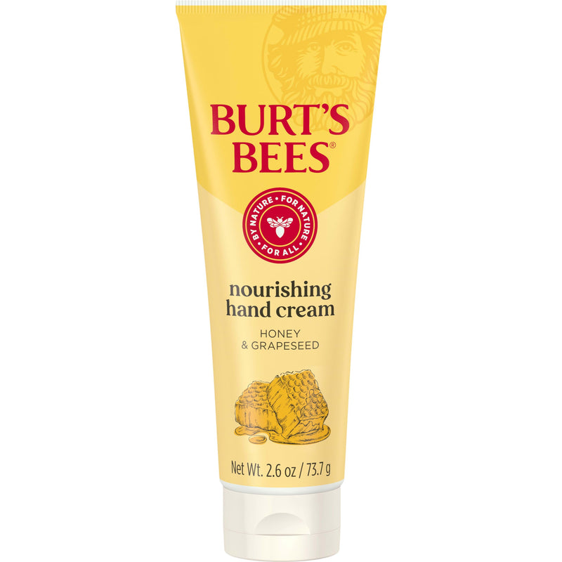 Burt's Bees Nourishing Honey & Grapeseed Oil Hand Cream, 2.6 Oz 2.6 Ounce (Pack of 1)