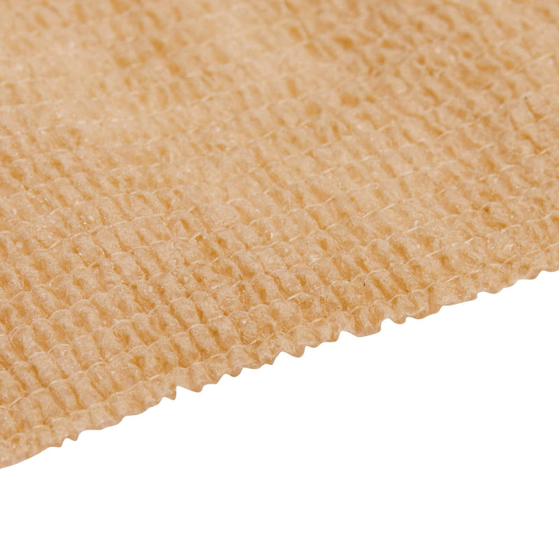 Juvale Self-Adherent Cohesive Wrap - Breathable Support Athletic Tape - Snug Fit for Tattoo Equipment - Swelling & Strain Aid Sports Tape - 3 in x 5 yd, Pack of 12, Tan 3" x 5 Yards - BeesActive Australia