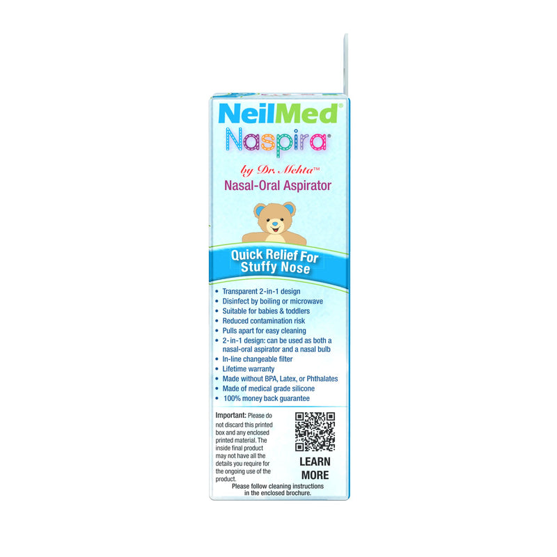 NeilMed Naspira Nasal-Oral Aspirator