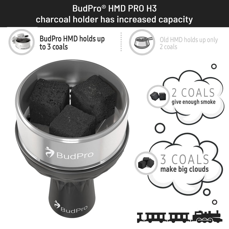 Hookah Silicone Bowl with ProH3 Shisha Heat Management Charcoal Holder Bundle - BeesActive Australia
