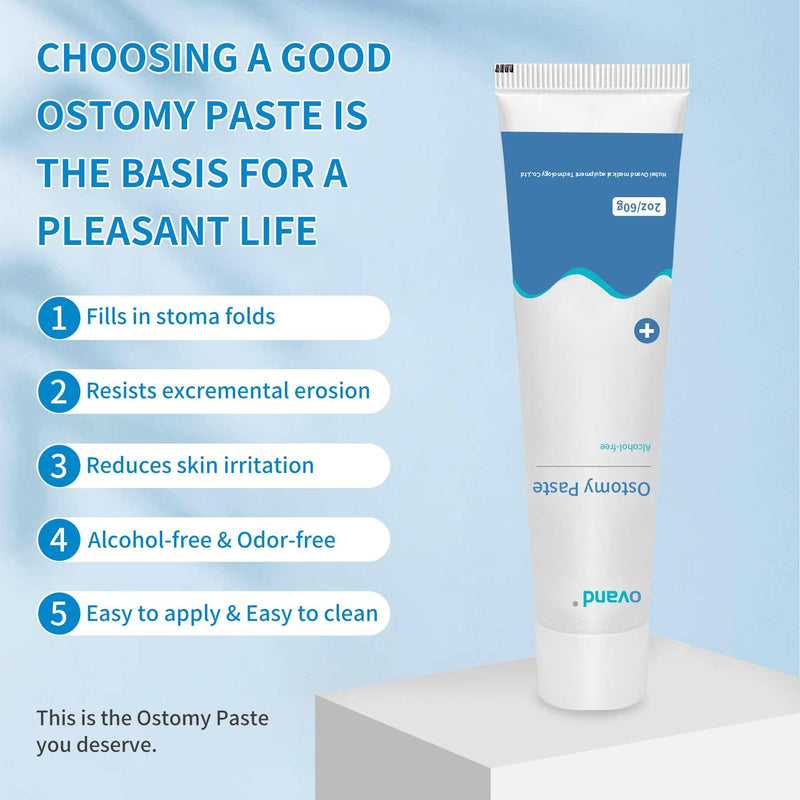 Stoma Skin Barrier Ostomy Paste - Protective Ostomy Skin Barrier Supplies - Stoma Adhesive Skin Protectant Paste - Ostomy Skin Barrier Paste, 2 oz - BeesActive Australia