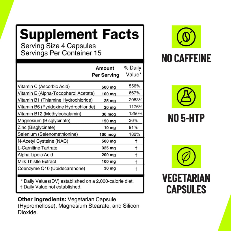 Rave Essentials Vitamins for Recovery - Music Festival Supplement