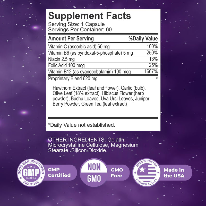 Sonus Complete – Vitamin C, B6, B12 & Folic Acid – 60 Ct, 3 Month Supply | Vitamin C, B6, B12 & Folic Acid | Non-GMO, GMP Certified | Easy-to-swallow daily capsule 60 Count (Pack of 3)