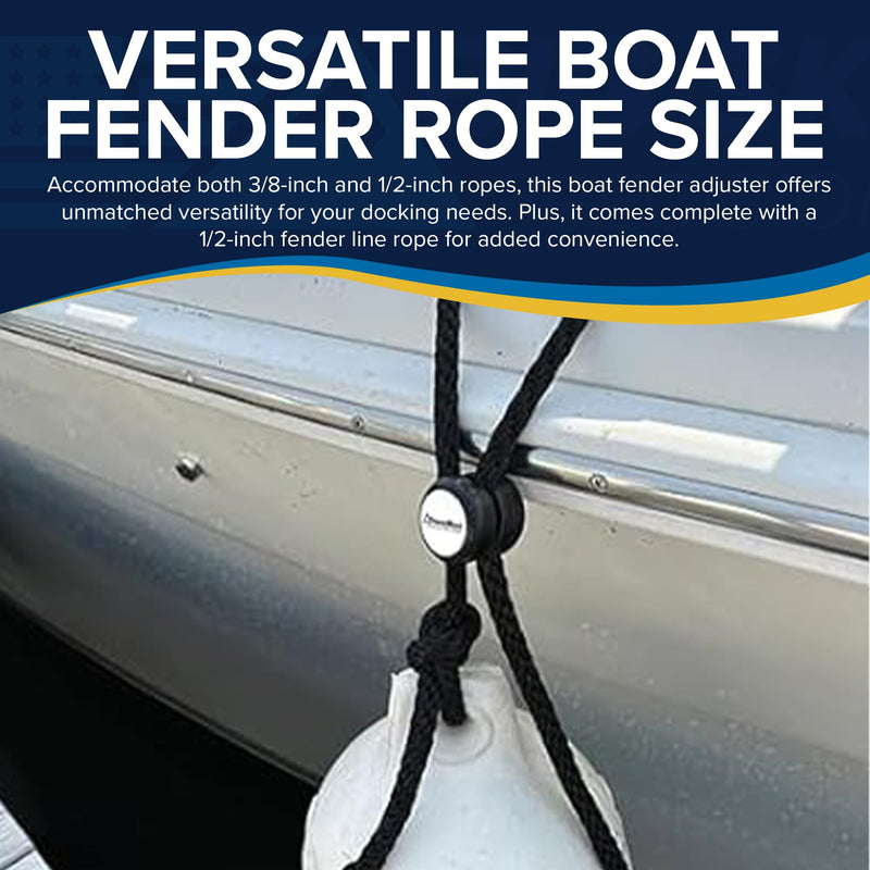 KnotBot Boat Fender Rope Adjuster With Rope - BeesActive Australia