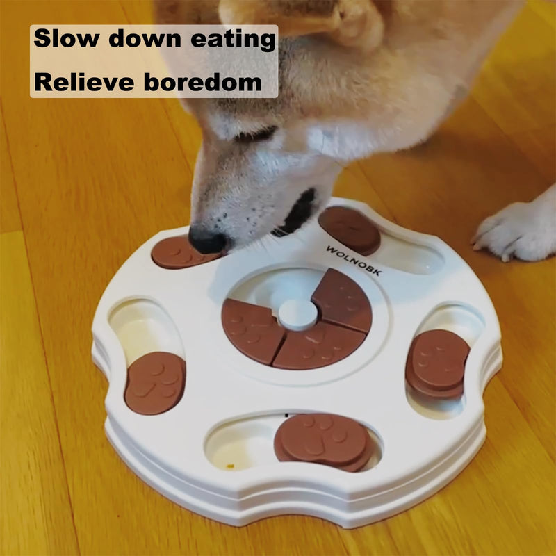 Interactive Dog Puzzle Toy for Smart Large Small Medium Dogs to Keep Them Busy Training Chew,Cat Toys for Bored Indoor Adult Cats,Slow Feeder Dog Bowls Feeder Puppy Toys Essentials Pet Gift - BeesActive Australia