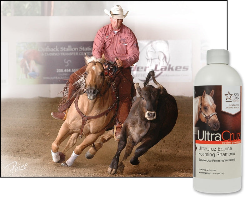 UltraCruz Equine Foaming Horse Shampoo, 32 oz Refill - BeesActive Australia