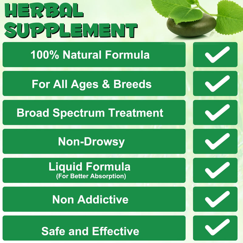 60ml Worm Treatment for Cats - Cat Worm Drops - Herbal Dewormer with Probitics - Improve Digestion, Immunity Boost - Anti-Parasite, Broad Spectrum Hookworms - Safe, Effective - BeesActive Australia