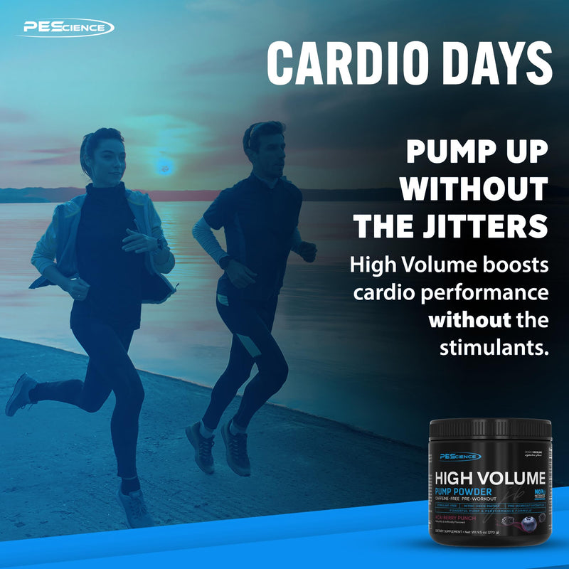 PEScience High Volume Stim-Free Pre Workout, Nitric Oxide Booster with L Citrulline & L Arginine Nitrate, Non-Stim Preworkout for Men and Women, 36 Scoops, Melon Berry Twist - BeesActive Australia
