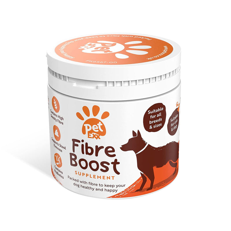 Fibre Boost Anal Gland Digestion Supplement - Stop you pet scooting with our Probiotic Support for Dogs & Cats with Fibre, Pro & Prebiotics – for Dog Gut Health - Gluten-Free powder 225g powder