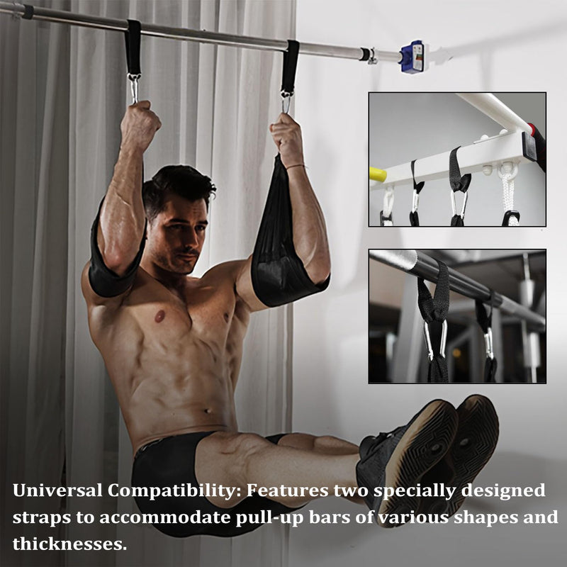 Hanging Ab Straps for Pull Up Bar,Premium Fitness Padded Arm Supports For Core Strength & Abdominal Training,Pull Up Straps,Ab Sling Straps, Workout Straps,For Bodyweight Exercises