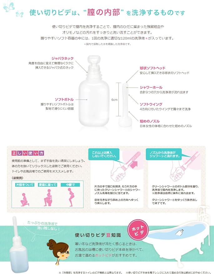 Original Assortment, Trial Bulk Purchase, Petit Shower/Sepe, 6 Bottles x 1 Box + Okamoto Clean Shower 4 Bottles x 1 Box, Easy to Use Bidet Delicate Zone, Cleaning Agent, Vaginal Cleaning Solution for - BeesActive Australia