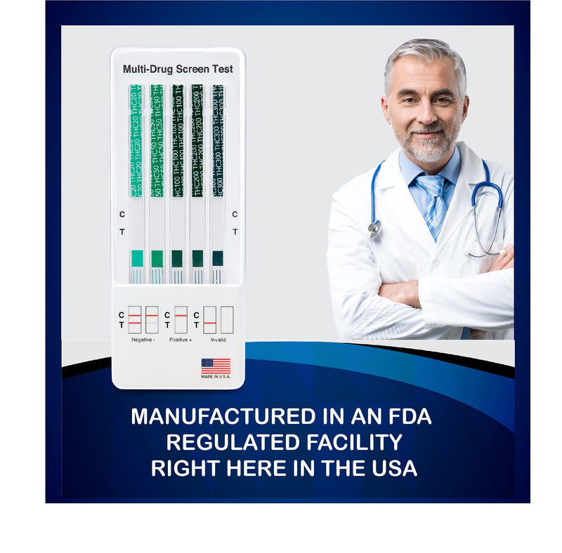 5 Pack - DrugExam Marijuana Test Dip Card. Cannabinoids Testing Test. Rapid Test Dip Cards.Individually Packed. Detailed Instructions Included. Easy to Use. 5 - BeesActive Australia