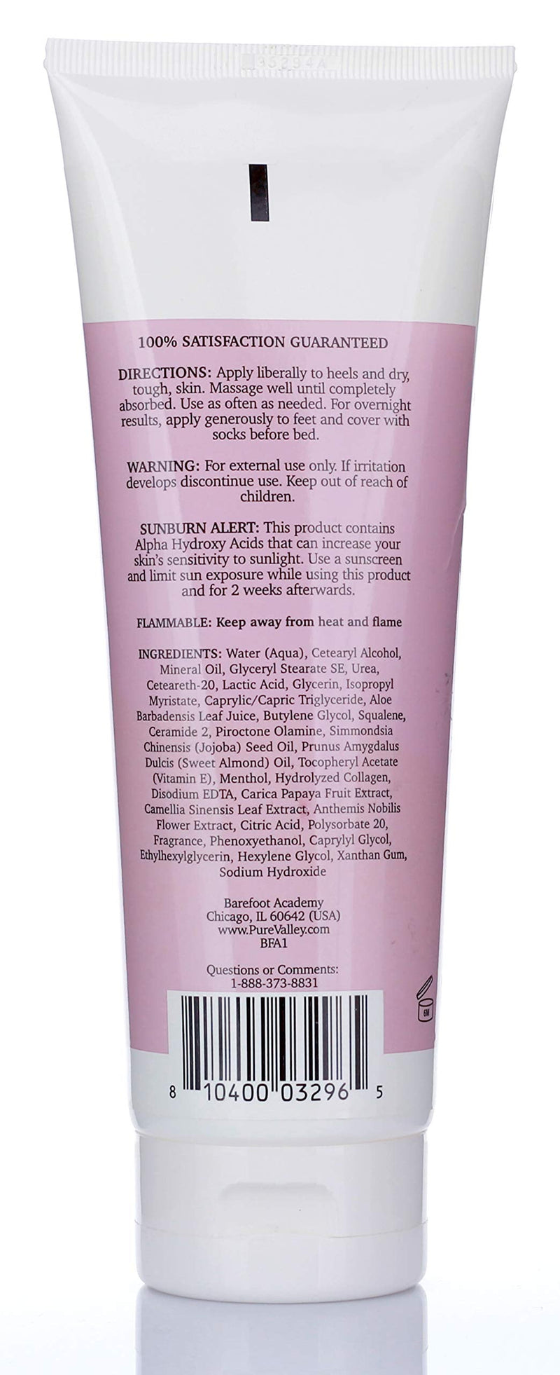 Barefoot Academy Heavy Duty Foot Care Scrub & Moisturizer Cream For Calluses, Dead Skin, Tough Heels, Cracked Heels, & Rough Spots On Feet, Skin Care For Feet, Large 8 Fl Oz (Exfoliating Foot Cream) Exfoliating Foot Cream - BeesActive Australia