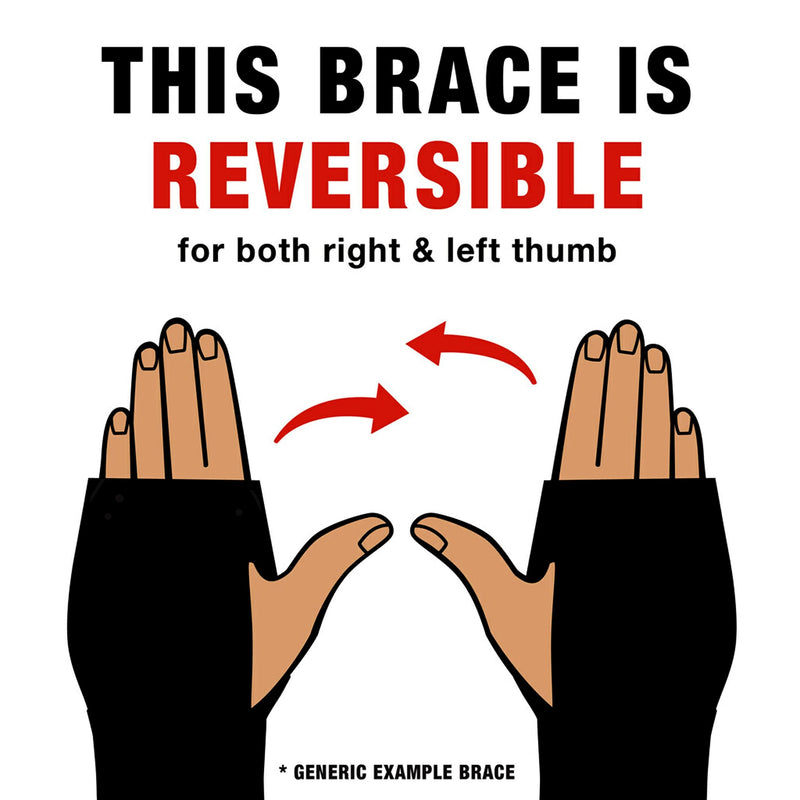 ACE™ Brand Deluxe Thumb Stabilizer, Adjustable, Black, 1/Pack