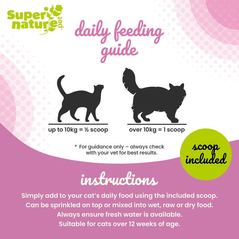 Supernature Plaque Remover for Cats 60g | 100% Natural Dental Care, Reduces Plaque & Tartar, Promotes Fresh Breath, Oral Health Support, No Toothbrush