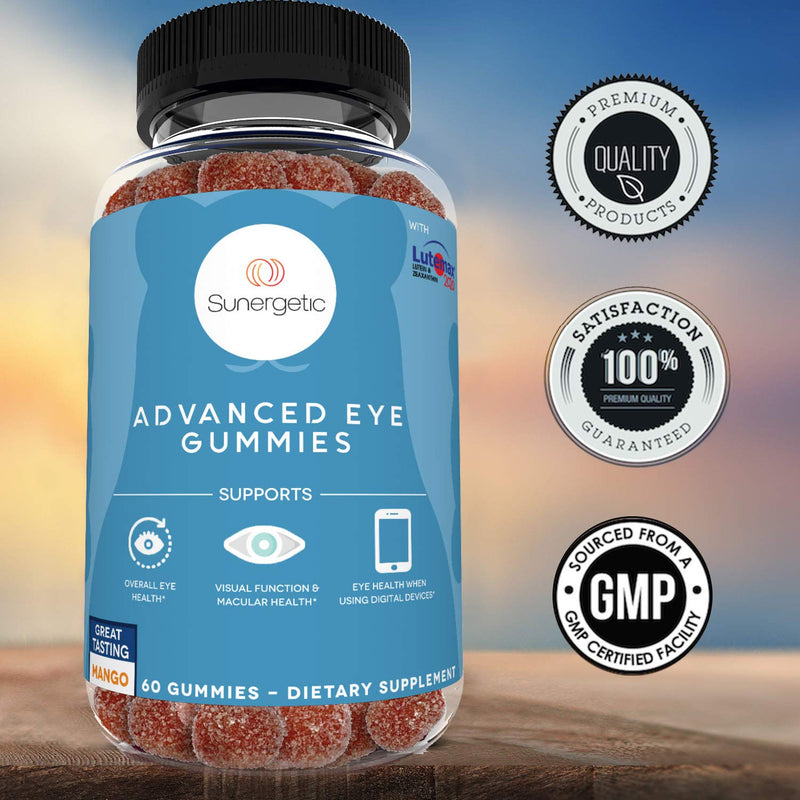 Premium Eye Support Gummies‚ÄìLutein Gummies with Zeaxanthin Supports Overall Eye Health, Vision & Macular Health‚ÄìClinically Studied Lutein & Zeaxanthin Gummies with Lutemax 2020-60 Eye Gummies Adults - BeesActive Australia