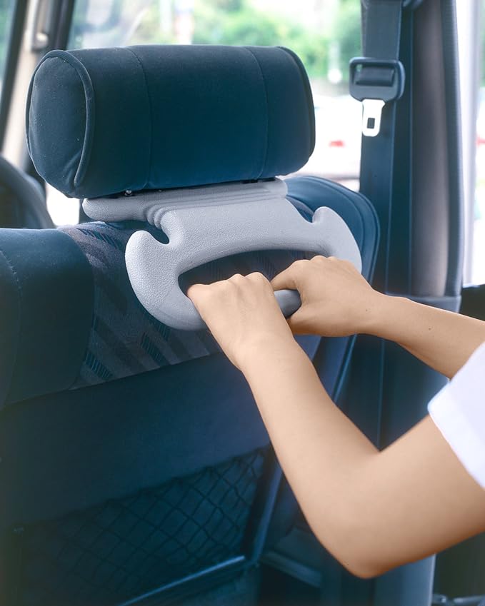 Sanko CL-20 Steering Wheel for Accessing and Exiting Handle, Gray for Cars, 10.0 x 6.7 inches (25.5 x 17 cm), 1 Piece - BeesActive Australia