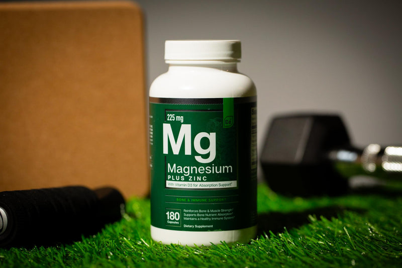 Essential Elements Magnesium Plus Zinc with Vitamin D3 - Scientifically Formulated Heart, Bone, & Muscle Support - 225mg Triple-Strength Magnesium Complex with Glycinate, Malate, Citrate - 360 Count 180 Count (Pack of 2)