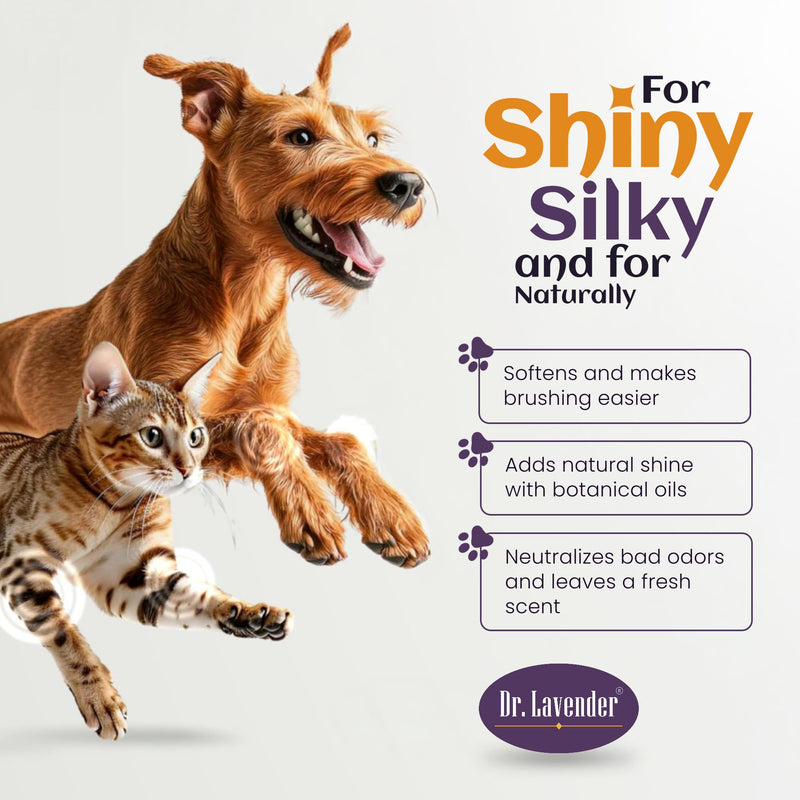 DR.LAVENDER Natural Hot Spot Treatment for Dogs & Cats - Anti Itch Spray for Skin Allergy Relief, Dryness, Redness Soothing & Wound Care - Organic Plant-Based Pet Skin Soother with Essential Oils