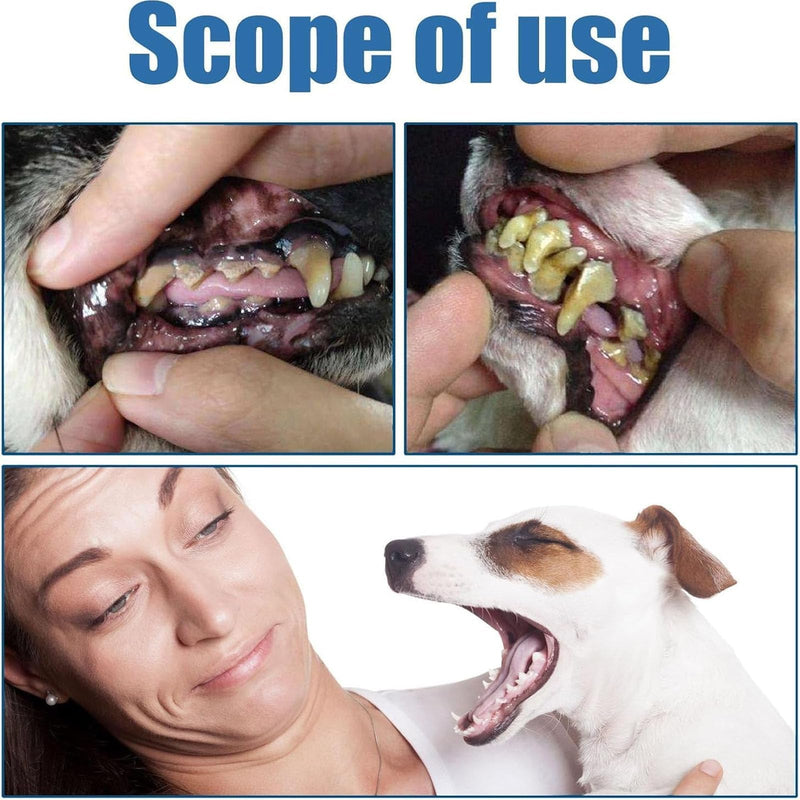 Pet Dental Tartar Remover, Oral Spray for Dogs Teeth Cleaning, Foaming Dental Care Spray for Tartar & Fresh Breath, Dog Breath Freshener, Support Healthy Gums, Reduce Tartar for Cats and Dogs (1PC)