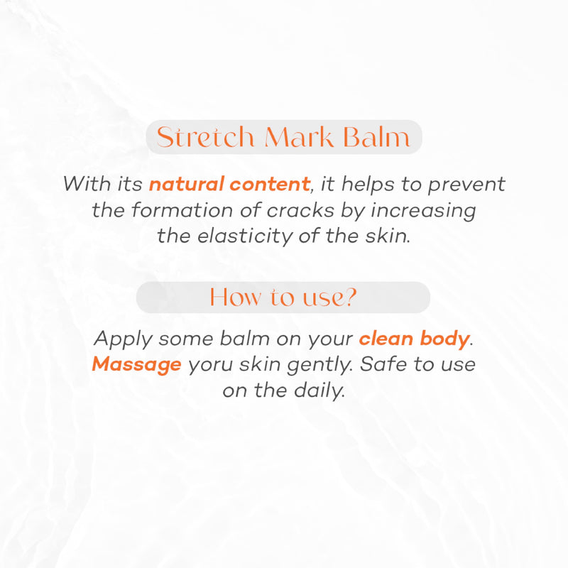 GEW’N KIRISH Natural Stretch Mark Balm – Pregnancy-Safe Moisturizer with Shea Butter, Orange Peel Oil & Jojoba | Non-Greasy, Petrolatum-Free, Whole Body Use, 8 oz
