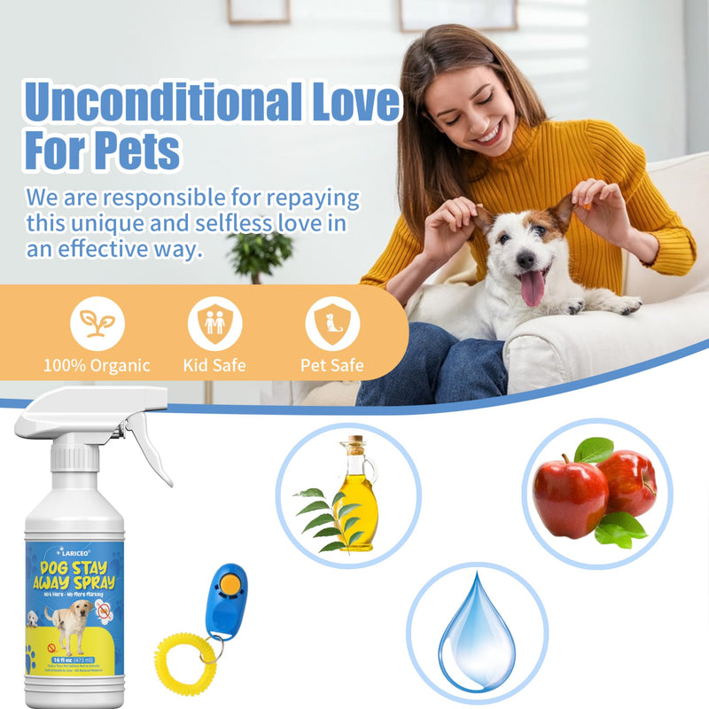16oz Housebreaking Aid for Puppies and Adult Dogs - Keep Your Home Clean with Our Dog Behavior Control Spray - Stop Dogs from Unwanted Indoor Urine Marking 16.0 Fl Oz