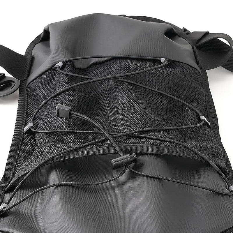 Running Vest 2L Water Bladder for Men & Women, Lightweight Breathable Reflective Design, Adjustable Shoulder Straps with Phone Pocket, Ideal for Cycling & Mountain Sports Black F - BeesActive Australia