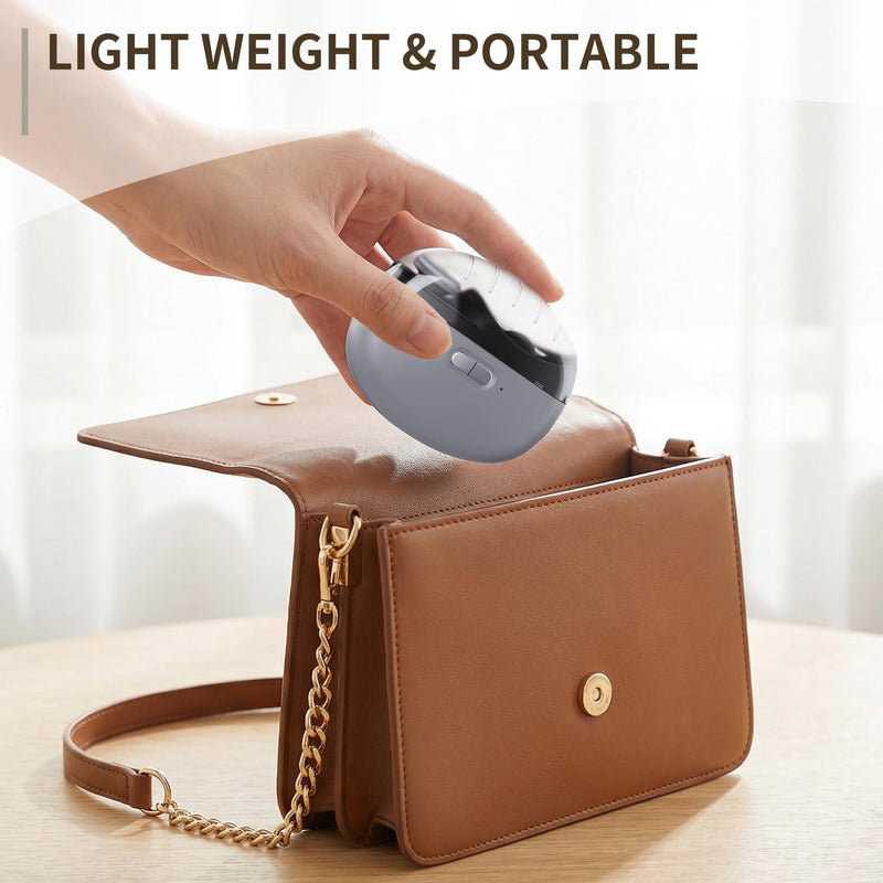 Electric Nail Clipper, 3-in-1 Automatic Nail Clipper, 2 Speed Automatic Nail File Toenail Trimmer with LED Light, Polishing and Nail Debris Collection, for Baby, Kids, Adults and Seniors (Space Gray) Space Gray