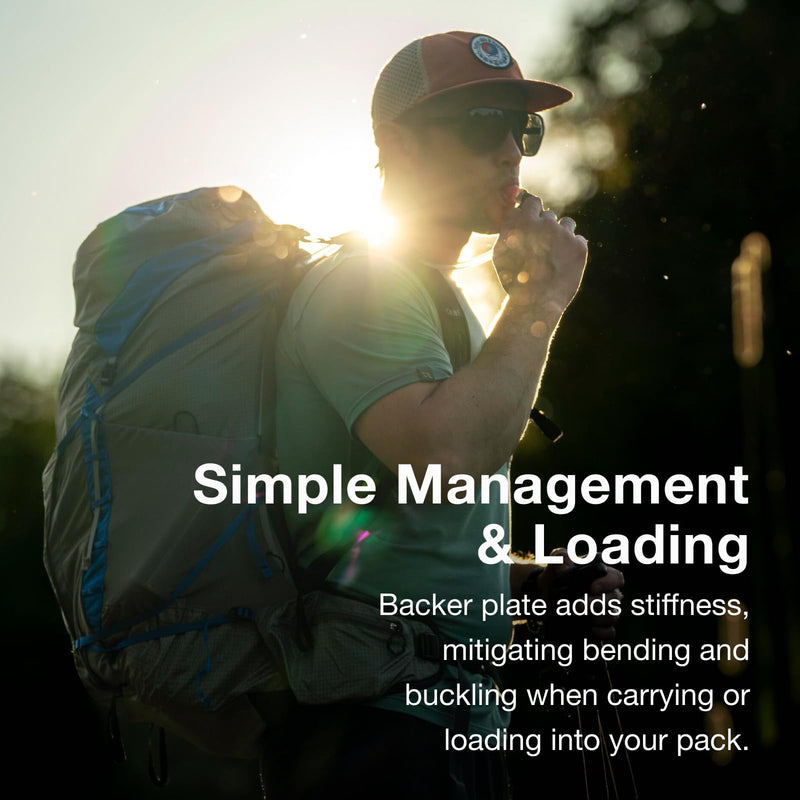 Osprey Hydraulics Backpack Water Reservoir with Bite Valve - BPA-Free, Leakproof Hydration Bladder with QuickConnect and Slide-Seal - Compatible with Most Hiking and Biking Packs, Clear 2L - BeesActive Australia
