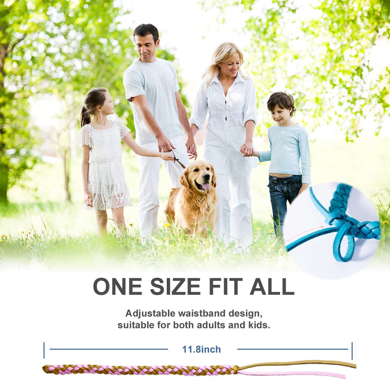12 Pack Mosquito Repellent Bracelets, Solid Color Individually Wrapped Leather Insect & Bug Repellent Wrist Bands for Kids & Adults Outdoor Camping Fishing Traveling 1 Count (Pack of 12) - BeesActive Australia
