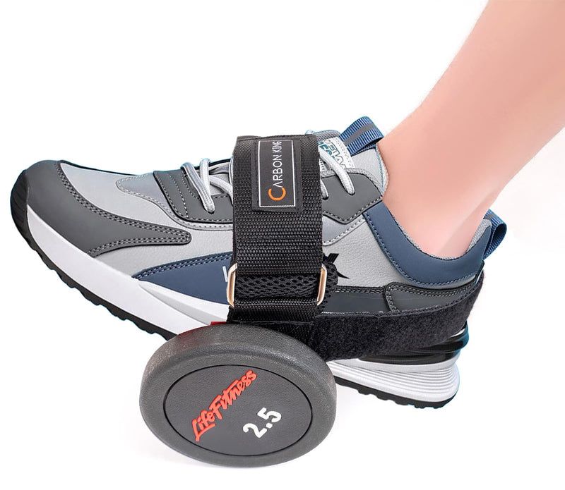 Feet Weight Lifting,Foot Dumbbell Attachment,Tibialis Trainer,Foot Weights for Exercise,Leg Lift Exercise Equipment Dumbbell Ankle Strap Upgraded-Black-1pc