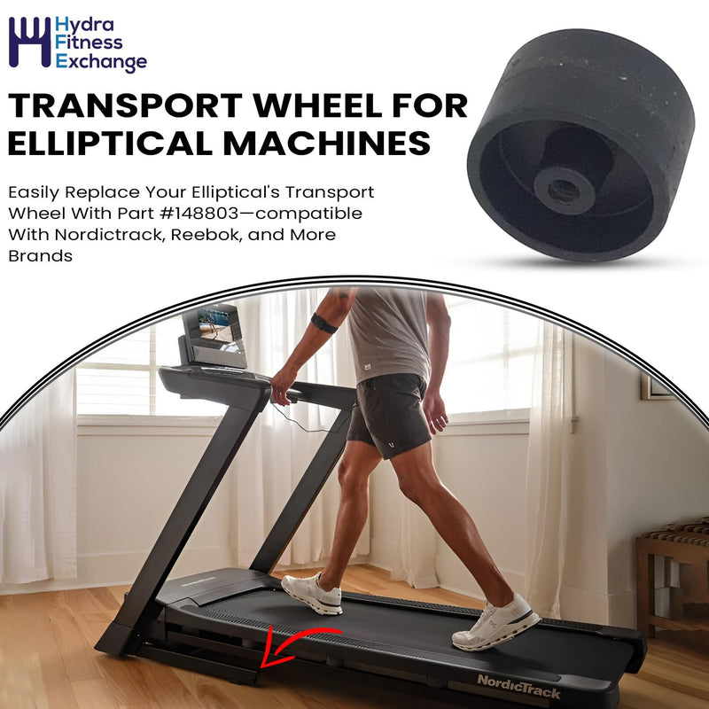 Transport Wheel 148803 Works with NordicTrack Epic FreeMotion Health Rider Ree-bok Elliptical