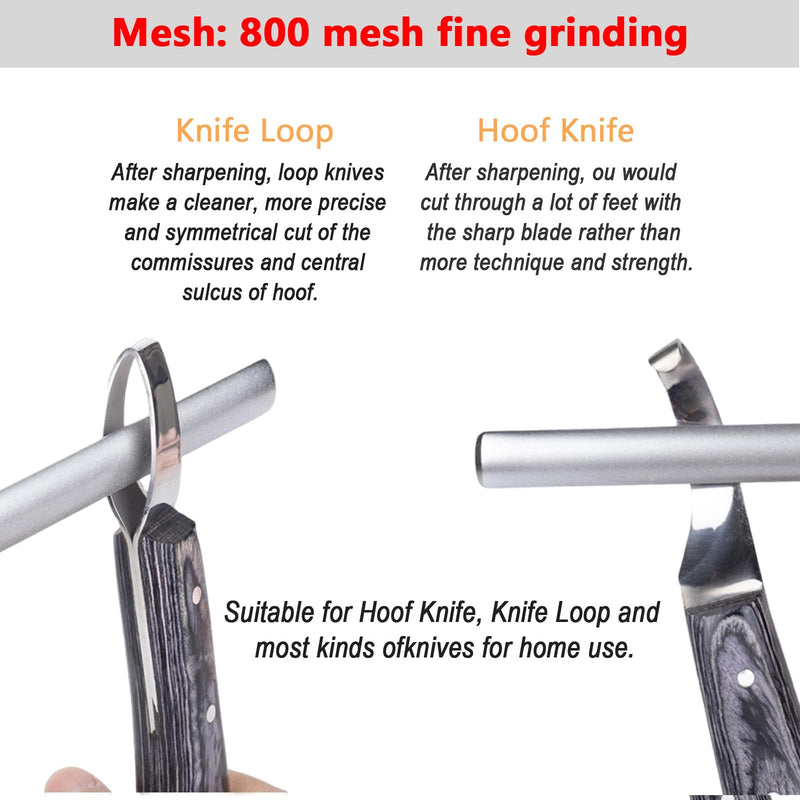 5 inch Hoof Knife Sharpener, Farrier Tools,800 grit diamond abrasives,Coated to Keep Hoof Knives Sharp,Farrier Hoof Knife Sharpener,Farrier Knife,Farrier Hoof Knife,Farrier Knife Sharpener.…… - BeesActive Australia
