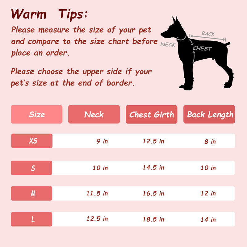 Sunflower Dog Harness with Leash Set, Dog Harness for Small Dogs, Adjustable Lightweight,Red,M Medium(6.5-9 lbs) red - BeesActive Australia