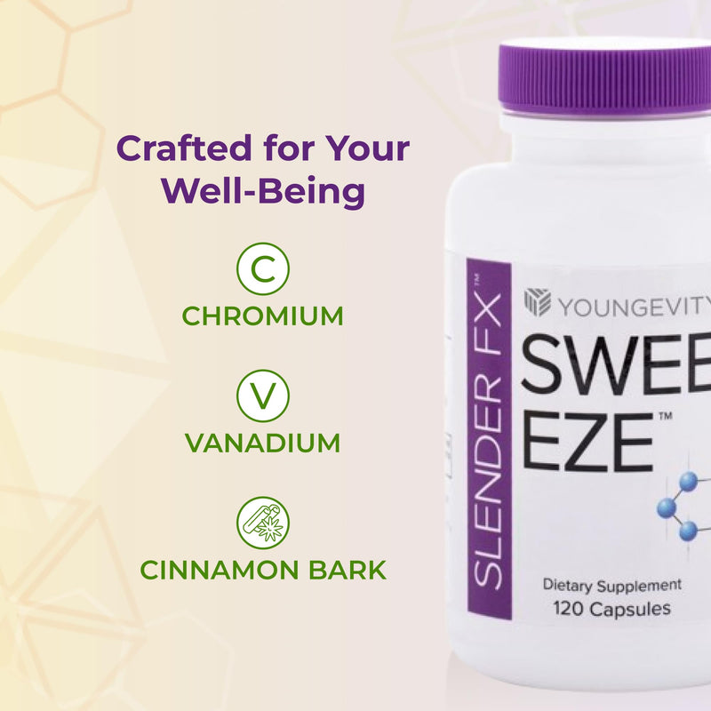Youngevity Sweet Eze Multivitamin and Mineral Supplement, 120 Capsules | Multivitamin supplement, blended vitamins and minerals, daily nutrition support, easy-to-take capsules, convenient 120 count 120 Count (Pack of 1)