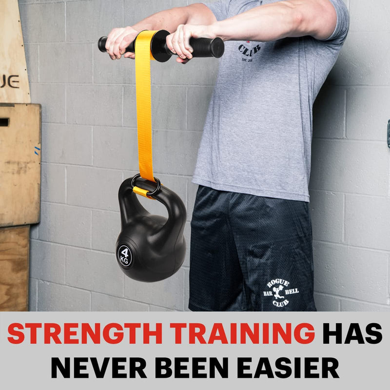 VAIIO Forearm Strengthener and Wrist Roller with Quick Locking Mechanism - Durable PVC Anti-Slip Grip Handles - Perfect for Men and Women - Ideal for Hand, Wrist, and Forearm Strength Training - BeesActive Australia