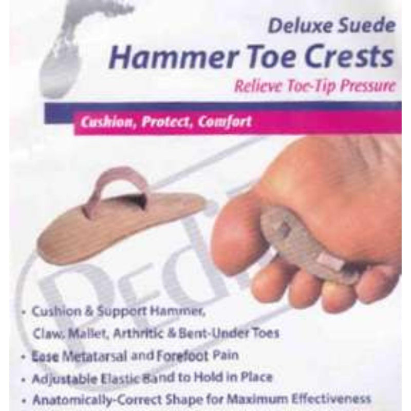 PediFix Hammer Toe Crest Suede 3/Pack Medium Left