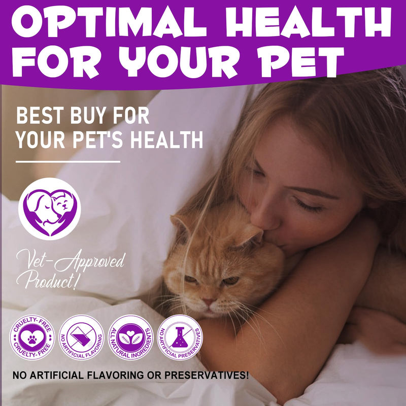 asusxcli Melatonin for Cats - Cat Calming Treats- Cat Sedative for Grooming - Helps to Support Restful Sleep for Your Cat - Cat Sleep Aid - Anxiety Relief for Cats