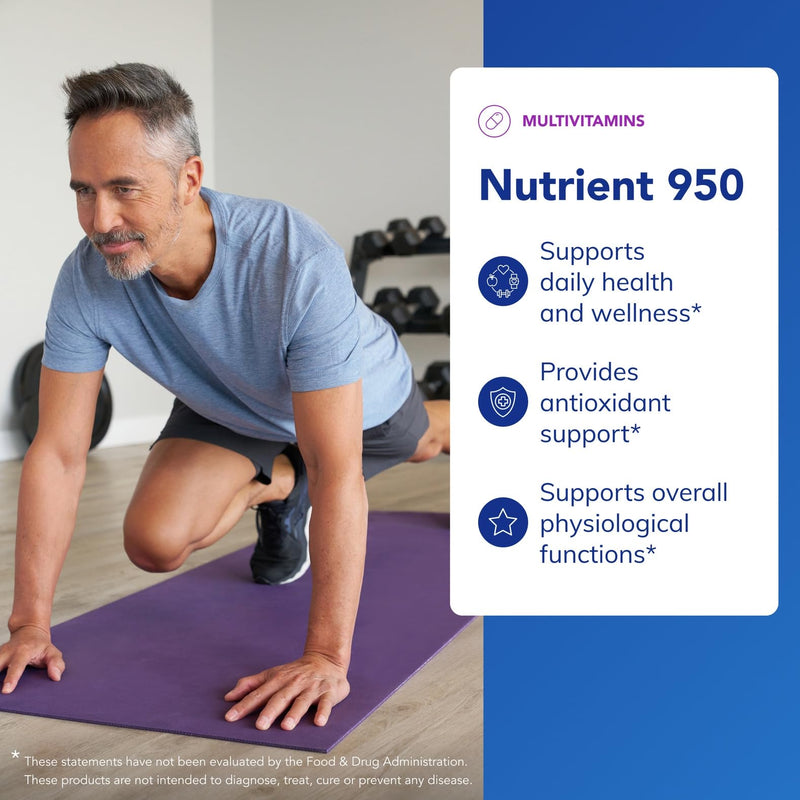 Pure Encapsulations Nutrient 950, 180 Capsules | Multivitamin Mineral Supplement to Support Physiological Functions and a Healthy Lifestyle* 180 Count (Pack of 1)